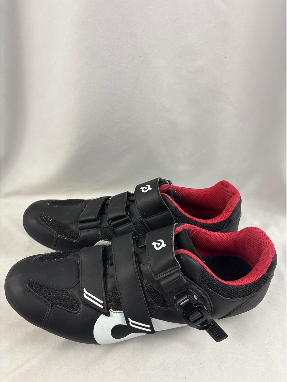 Peloton Cycling Shoes Black with Red Interior Size 46 US 12 - Picture 4 of 8
